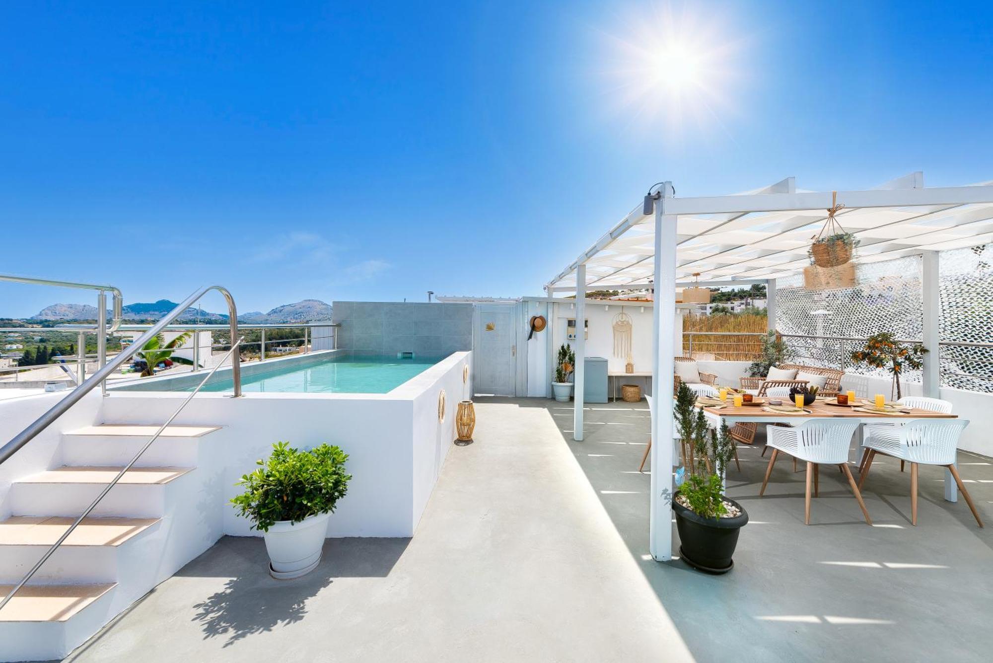 Afandou Panorama Apartment エクステリア 写真
